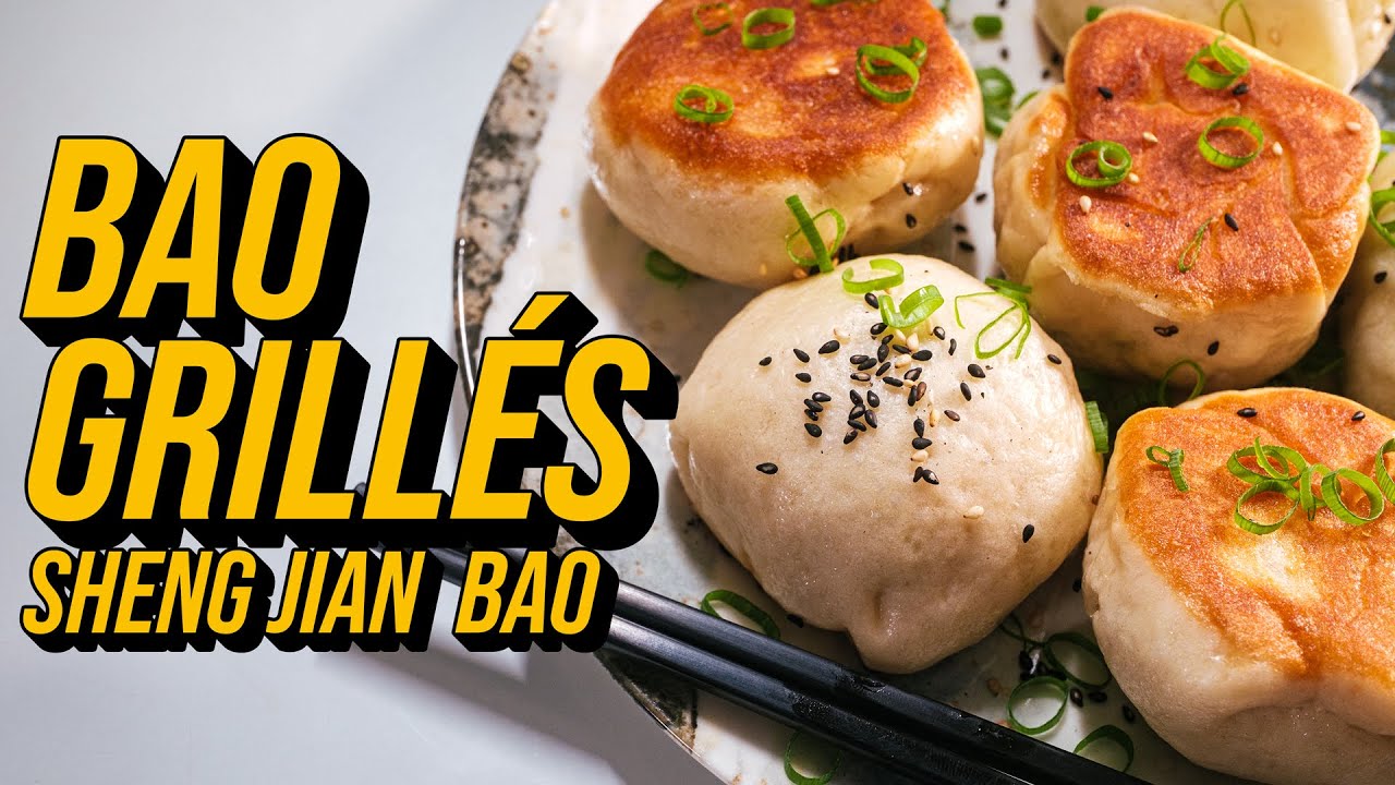 Baozi grillés à la poêle🔥Sheng Jian Bao I Brioches chinoises