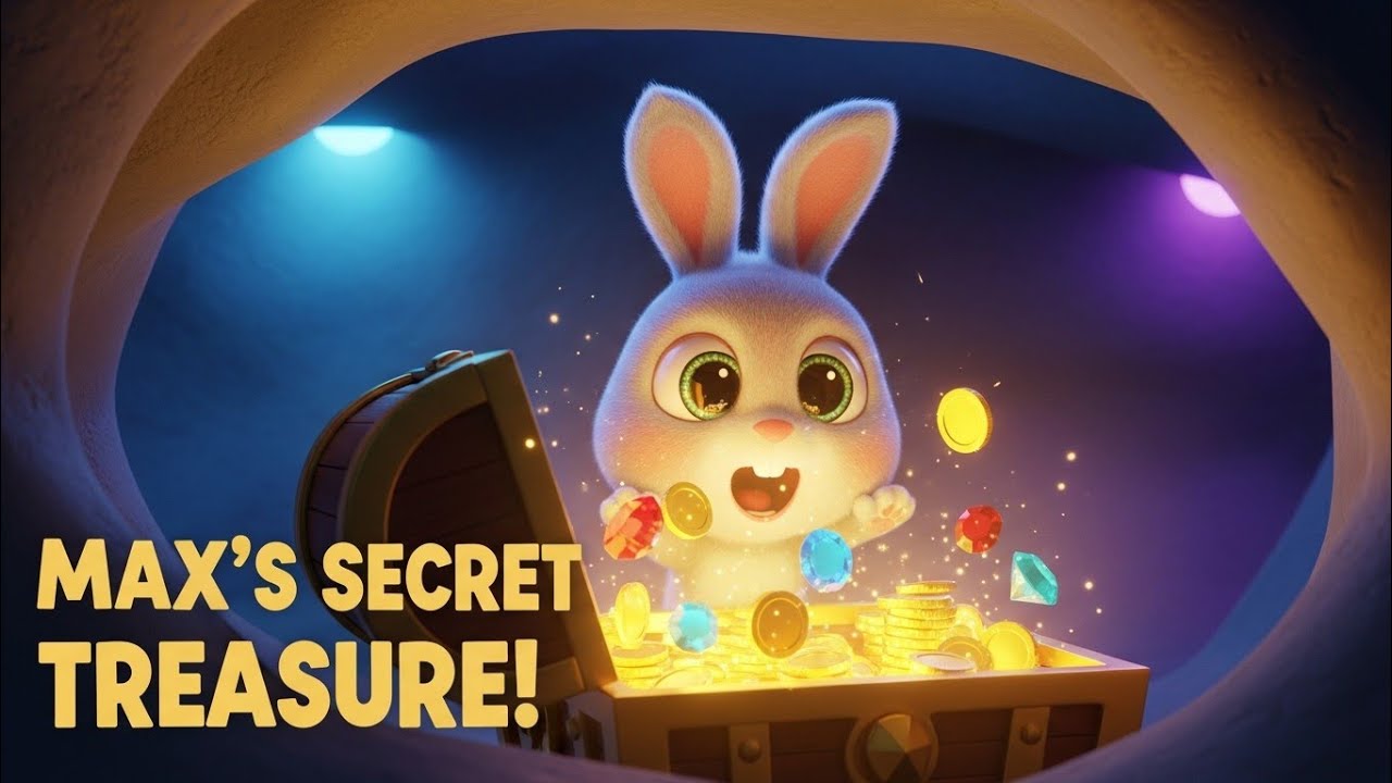 Max’s Hidden 🗺️Treasure Hunt!/Rabbit kids tv 
