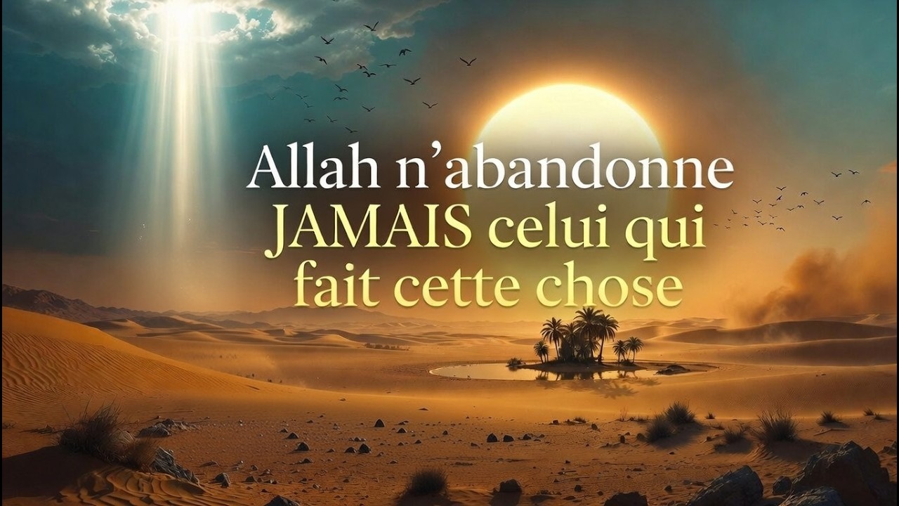 Allah N’Abandonne JAMAIS Celui Qui Fait ÇA… (Histoire Vraie Qui Va Te Toucher)
