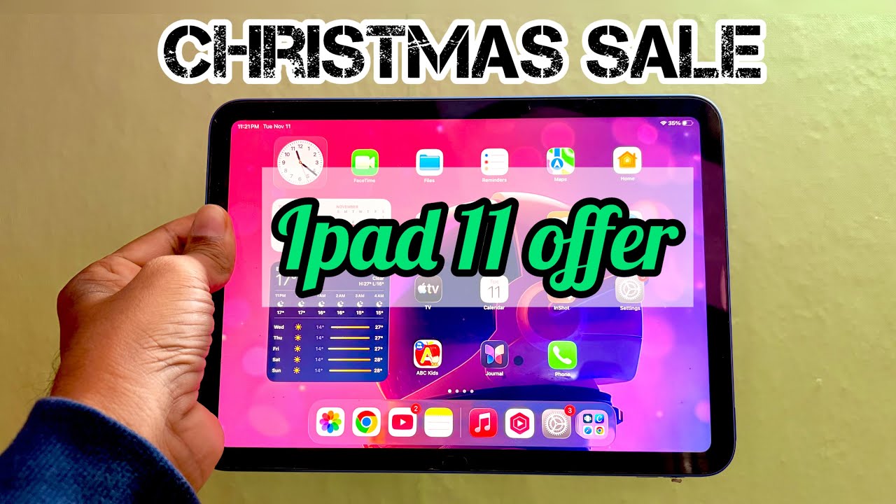 Скидка на iPad 11-го поколения на рождественской распродаже Flipkart 2025