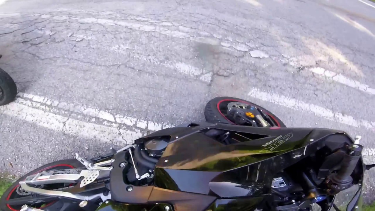 CBR 600rr crash