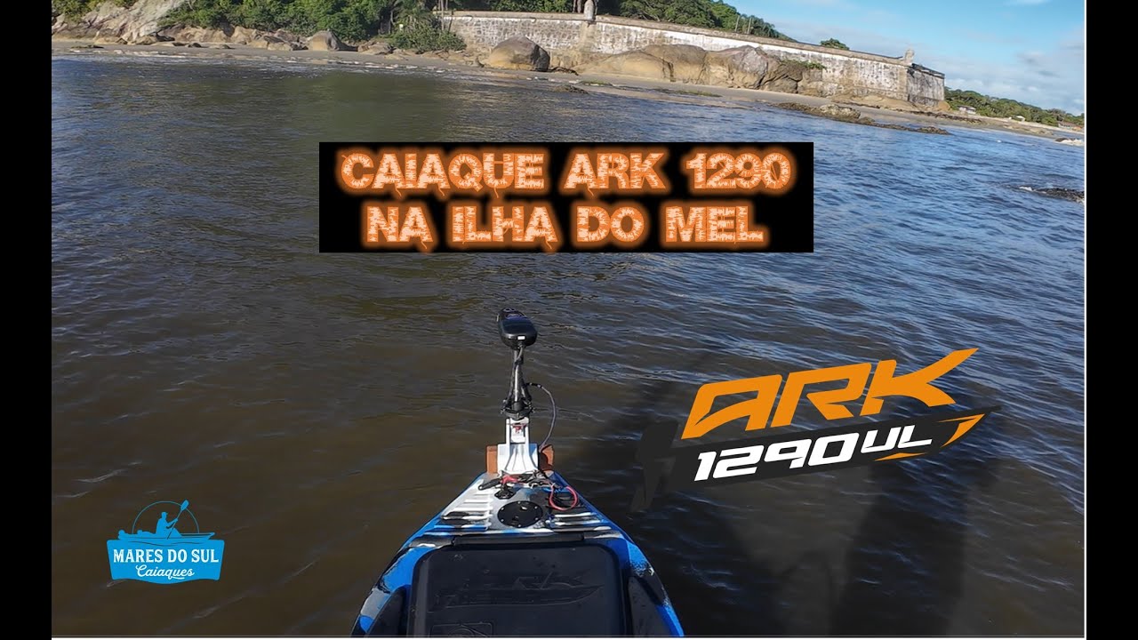 PESCARIA NA ILHA DO MEL COM CAIAQUE ARK 1290. DIA INCRÍVEL COM VARIAS CONDIÇÕES DE MAR.