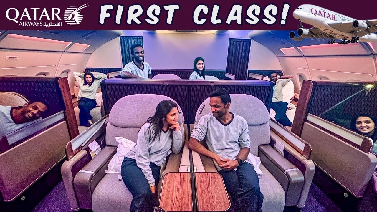 12 часов в первом классе Qatar Airways | Из Перта в Доху | Qatar Airways A380