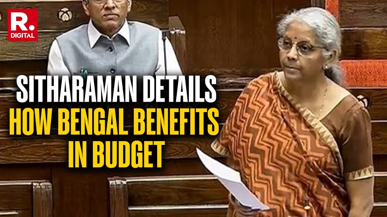 Finance Minister Nirmala Sitharaman Gives Details On 'How Bengal Benefits From Budget'