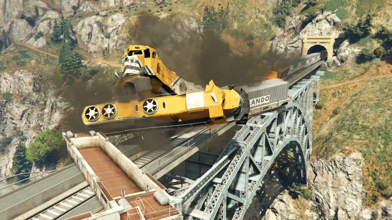 train crash mission gta v gameplay|