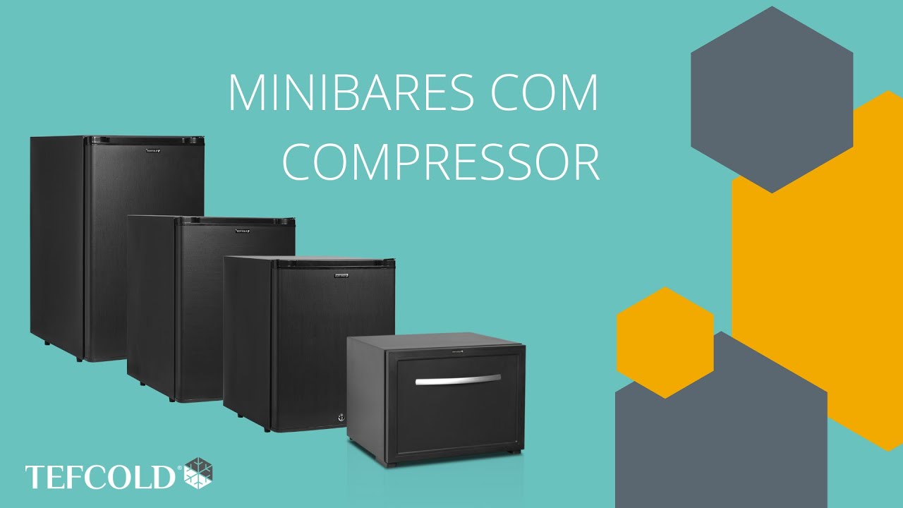 TEFCOLD Minibares com compressor