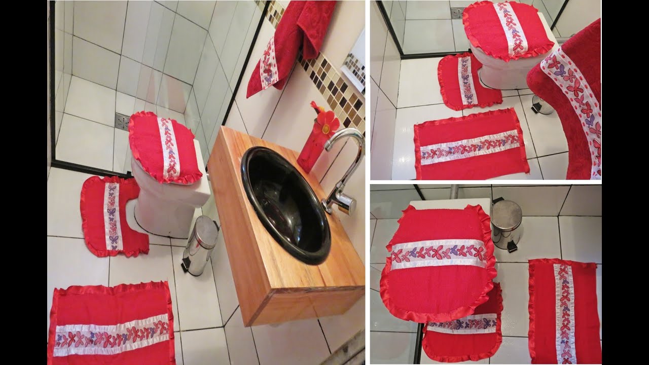 Diy Tapetes para banheiro feito de toalha.Faça vc mesma.