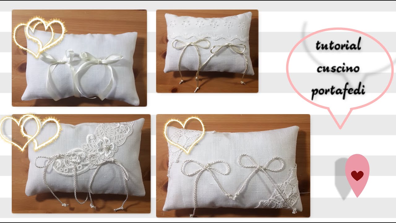cuscino portafedi 4 versioni facilissime per principianti _ tutorial 522 cucito creativo