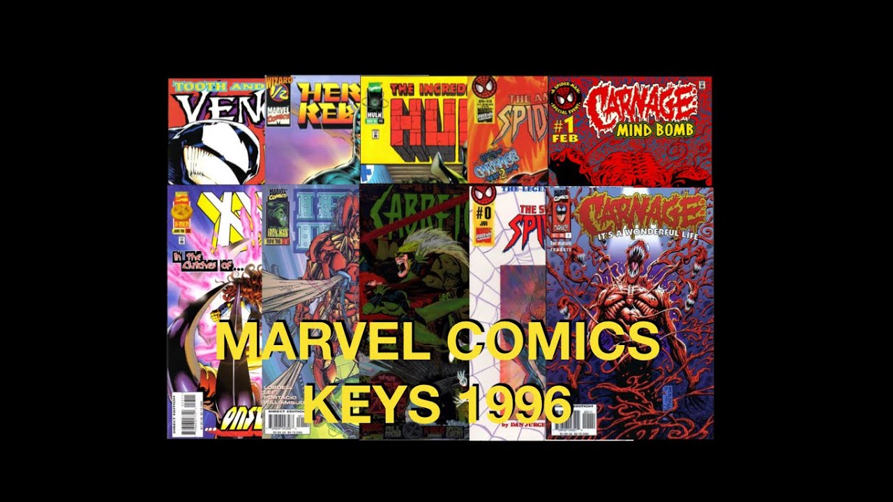 Marvel Comics Keys 1996 - Top Books to Look Out For in the Wild