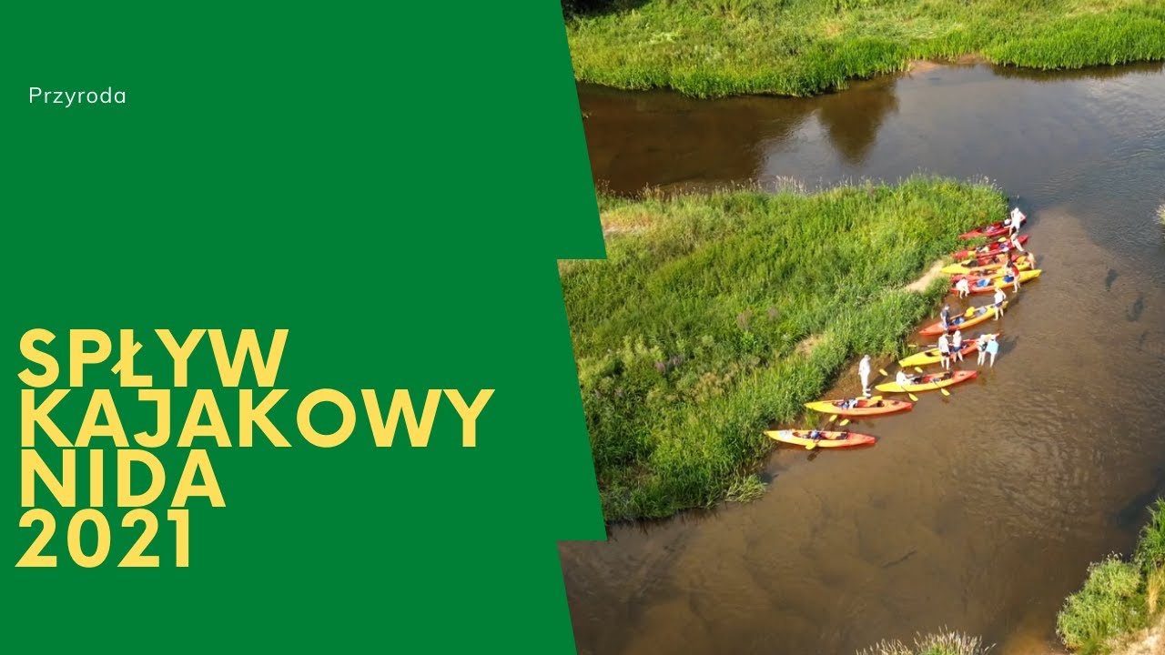 Spływ kajakowy rzeką Nida.