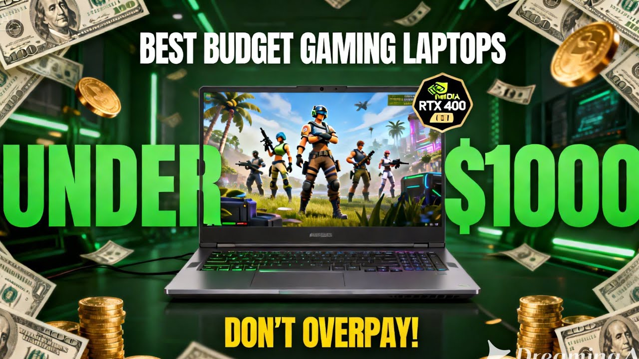 🎮 BEST BUDGET GAMING LAPTOPS UNDER $1000 (2026) 🎮