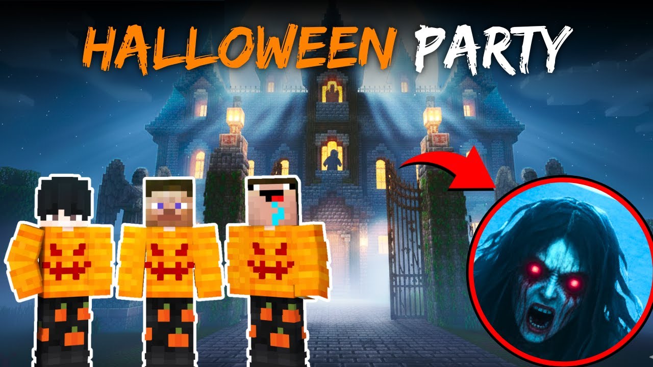 The Haunted Halloween Mansion in Minecraft