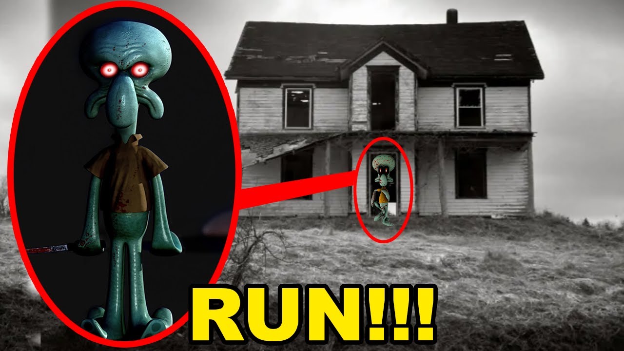 (Часть 2) ЕСЛИ ВЫ ВИДИТЕ ЖУТКОГО SQUIDWARD.EXE ВОЗЛЕ СВОЕГО ДОМА В 3 ЧАСА НОЧИ, БЕГИТЕ БЫСТРЕЕ!! ...