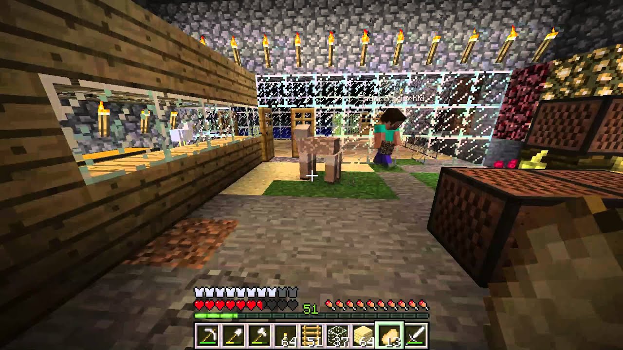 Minecraft Family Fun on Survival using Skype (ep 4/4)