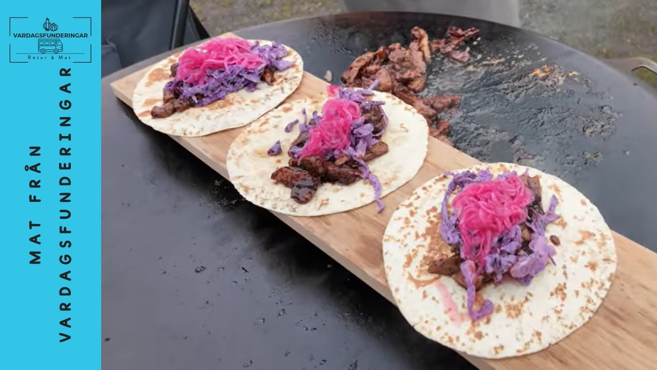 Fajitas med Karre´ och rödkålssallad - @Vardagsfunderingar