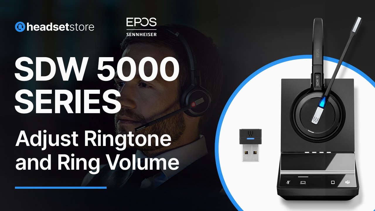 EPOS SDW Impact 5000 - Adjust Ringtones and Ring Volume