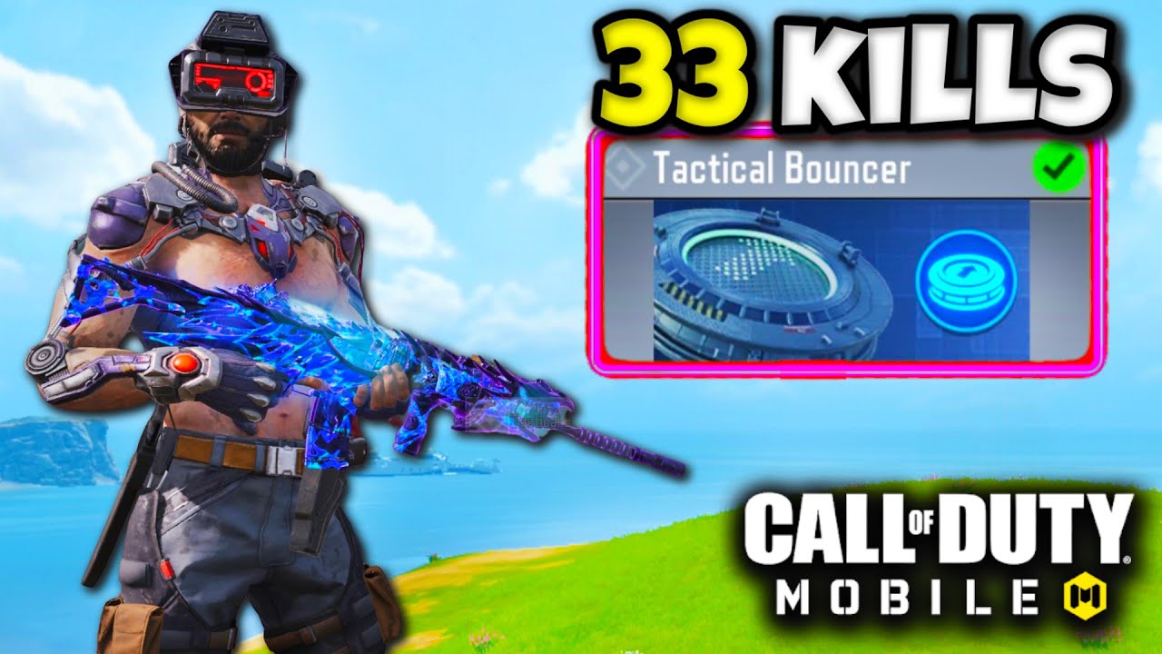 33 KILLS with NEW BR CLASS in COD MOBILE 🤯 (TACTICAL BOUNCER)