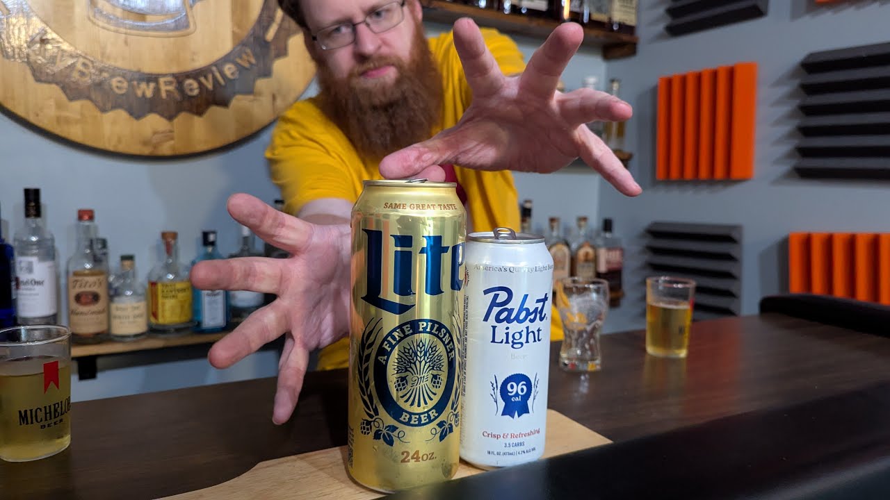 KyBrewReview's Head to Head: Miller Lite VS. Pabst Blue Ribbon Light!