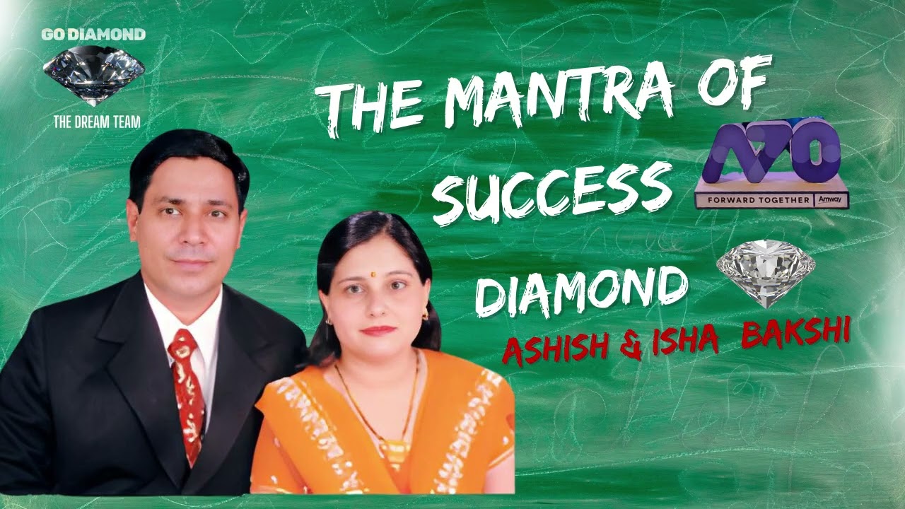 The mantra of A70 success Diamond ASHISH & ISHA BAKSHI #thedreamteam #success 