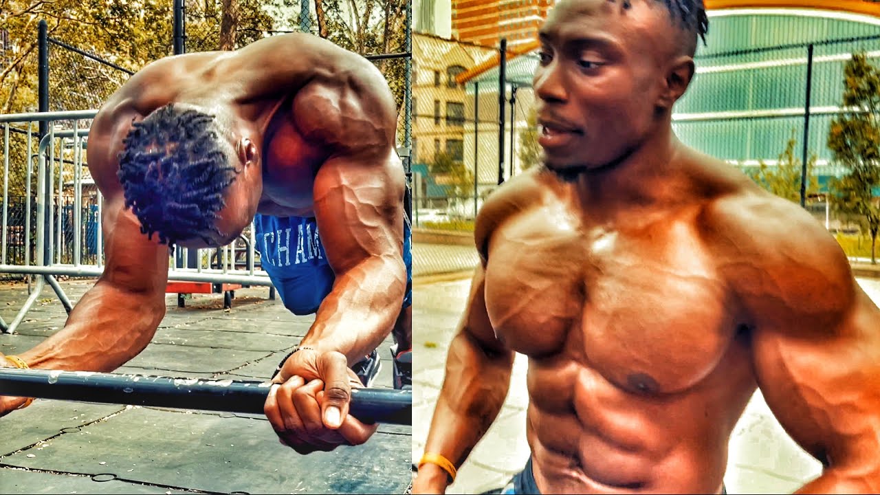Arms Chest and Abs workout at Home | @Akeem Supreme @Broly Gainz