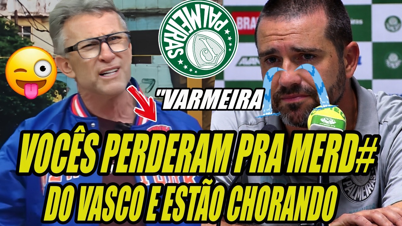 🔥 NETO NÃO PERDOA E DETONA O PALMEIRAS APÓS DERROTA PRO VASCO