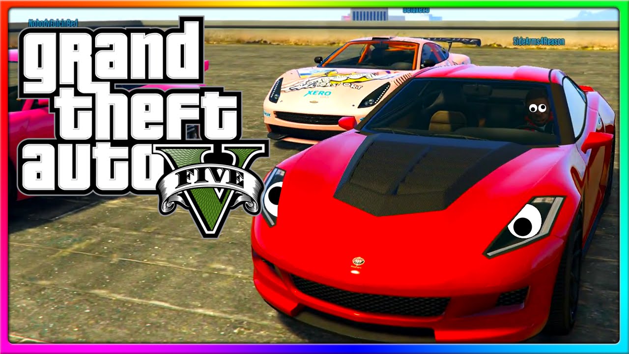 GTA 5 Online PC Funny Moments and Custom Races!