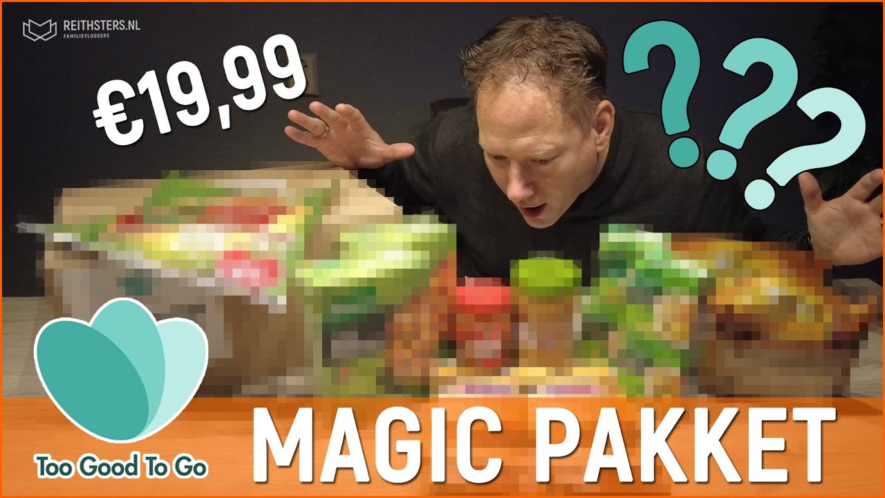 WIJ UNBOXEN EEN TOO GOOD TO GO MAGIC PAKKET VAN 20 EURO! - VLOG #420