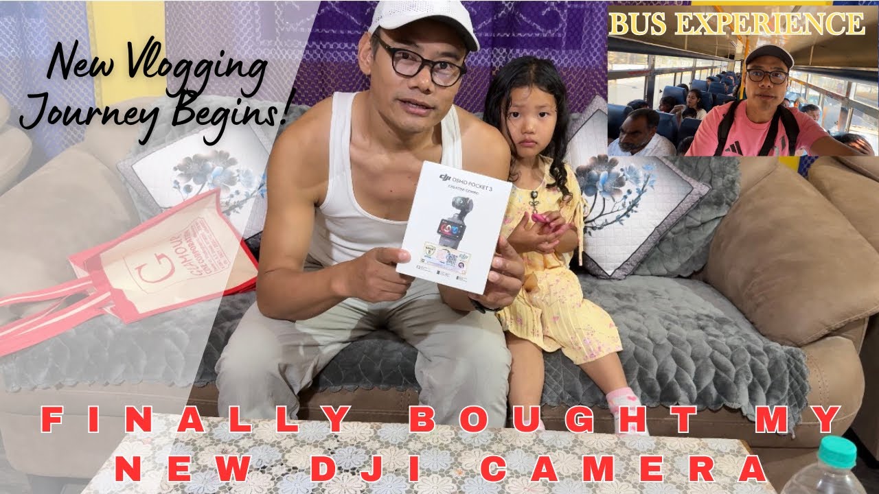From Dream to Reality Finally Bought My New DJI Vlogging Camera — Special Thanks to My Bro Thupten.