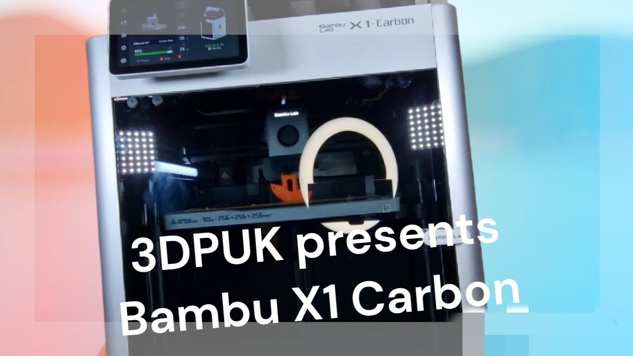 3DPUK presents the new Bambu Lab X1 Carbon with AMS system unboxing and Build #3dprinting #bambu