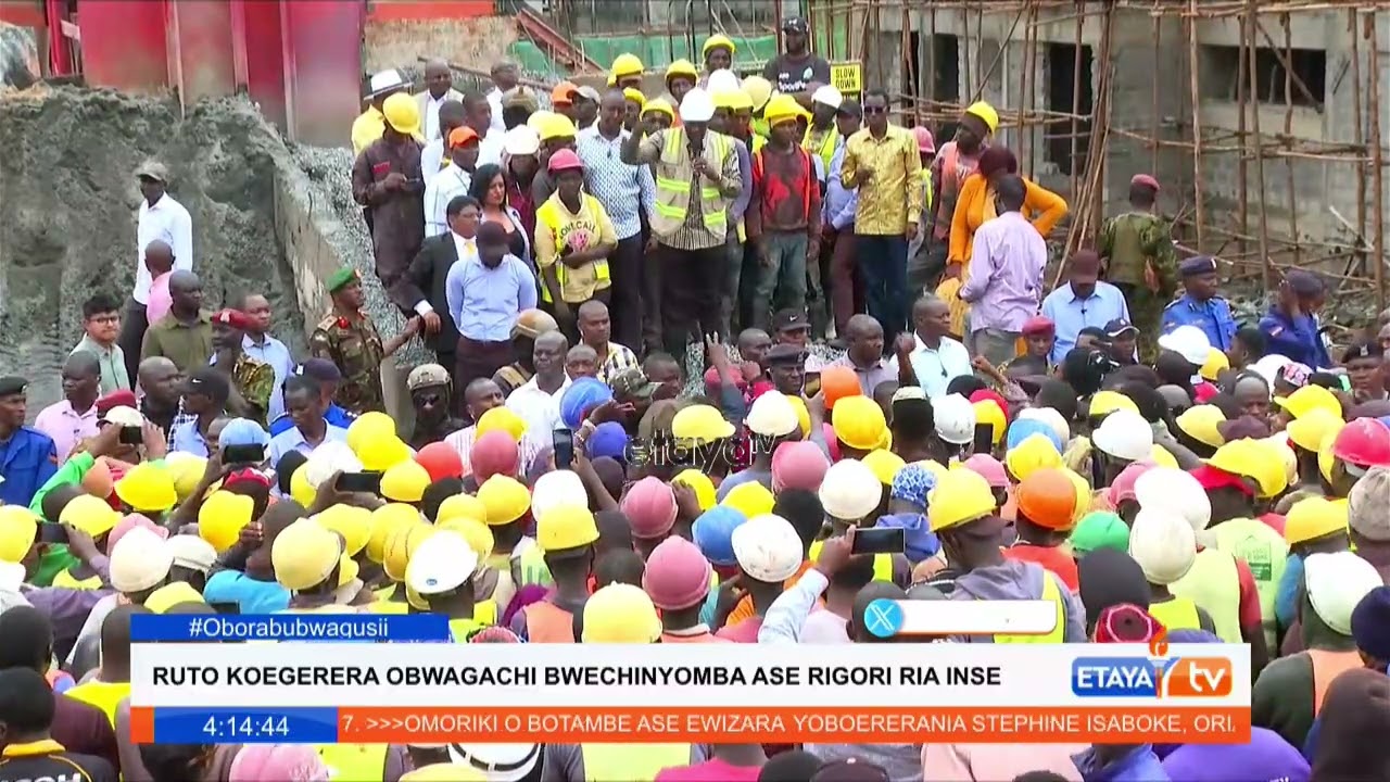 President Ruto inspects the Kabete Affordable Housing Project, Westlands Constituency, Nairobi