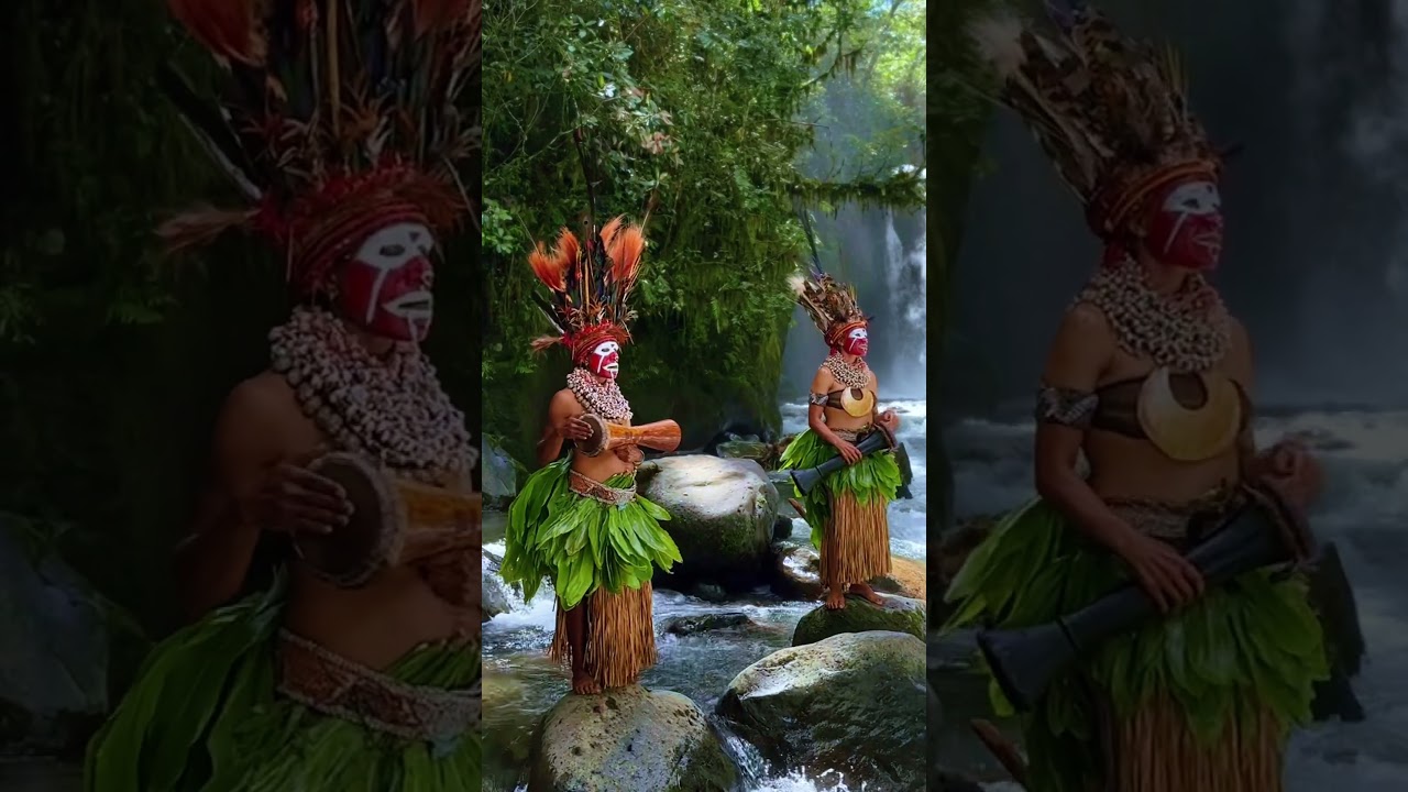 Papua New Guinea - Discover PNG visits the Kussumb Tribe