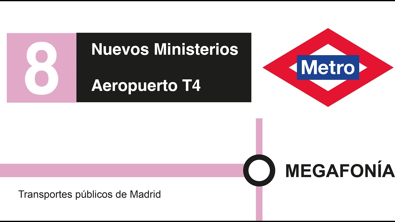 Megafonía Metro de Madrid línea 8