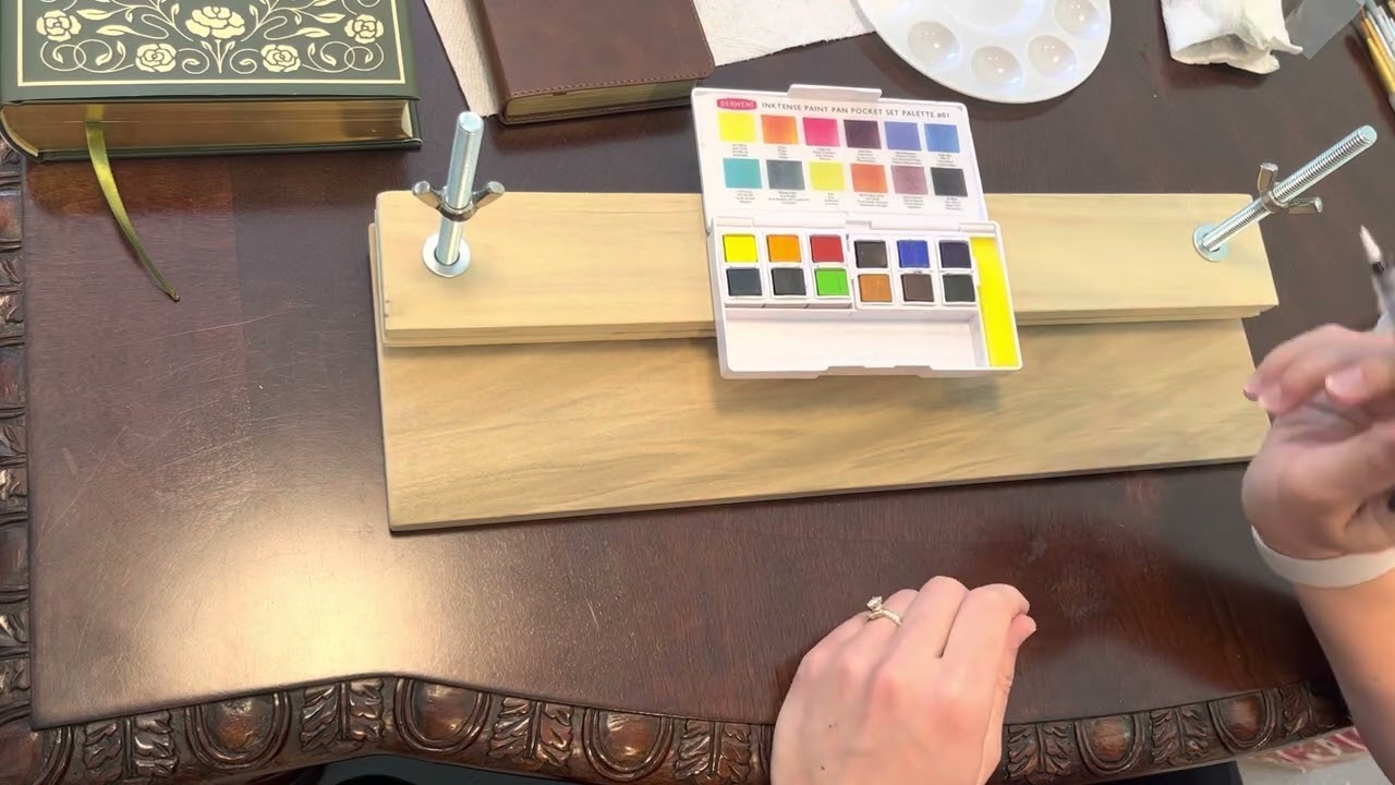 Intro to Hidden Fore Edge Painting and Timelapse