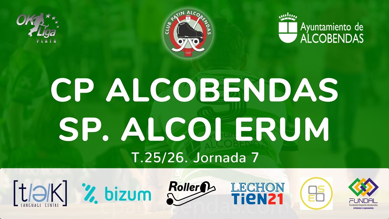 C.P. Alcobendas OK Plata - Sporting Alcoi Erum. OK Liga Plata. T. 25/26. Jornada 7
