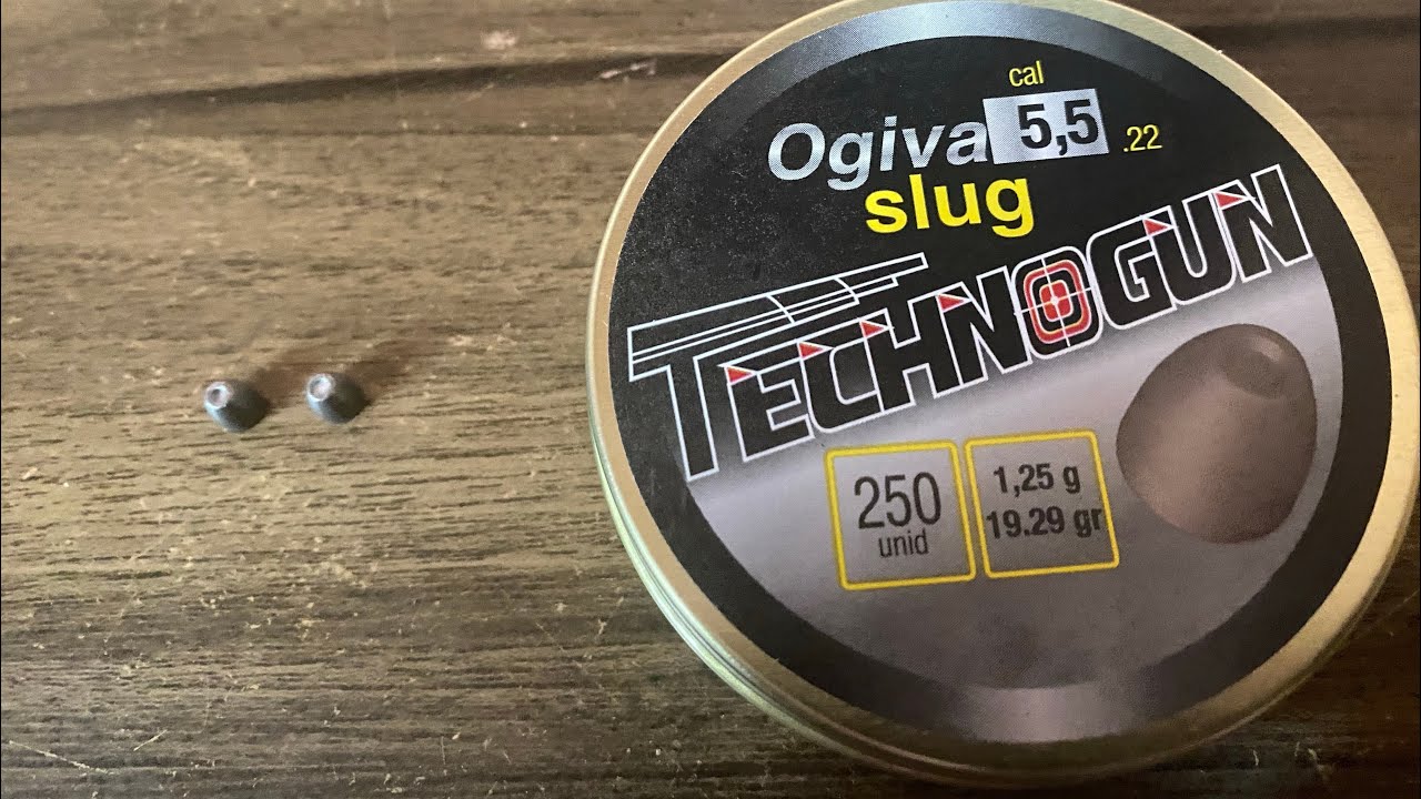 Chumbinhos Slug Technogun 5.5 veja como são bem construidos 