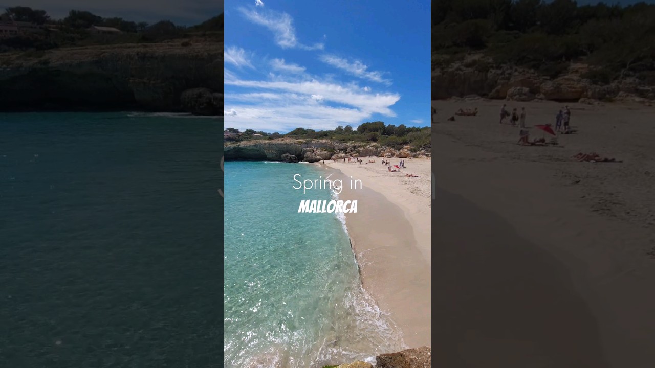 Beautiful Cala Domingo in Manacor, #mallorca 🤍
