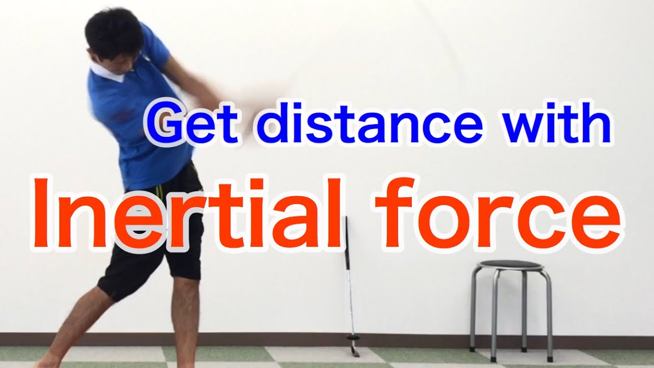 Using inertial force :  [Golf Swing Kinematics Japan]