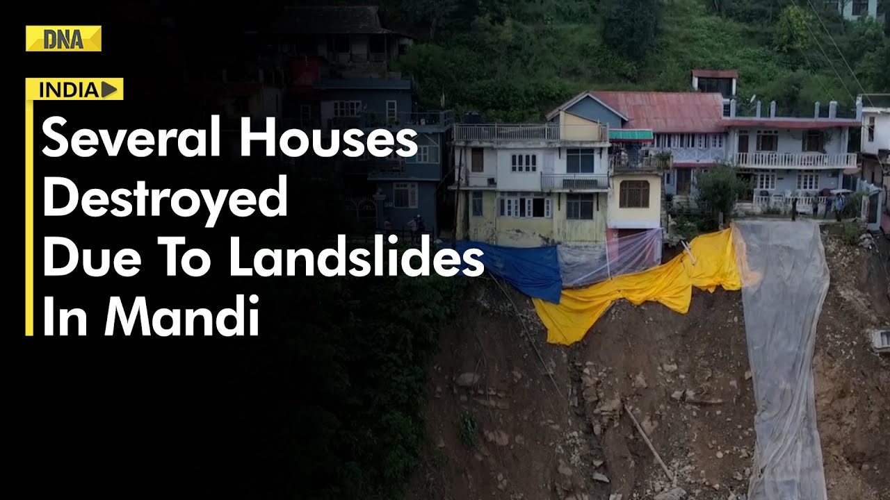 Himachal Landslide: Several Houses Destroyed Due To Heavy Rain, Landslides In Mandi