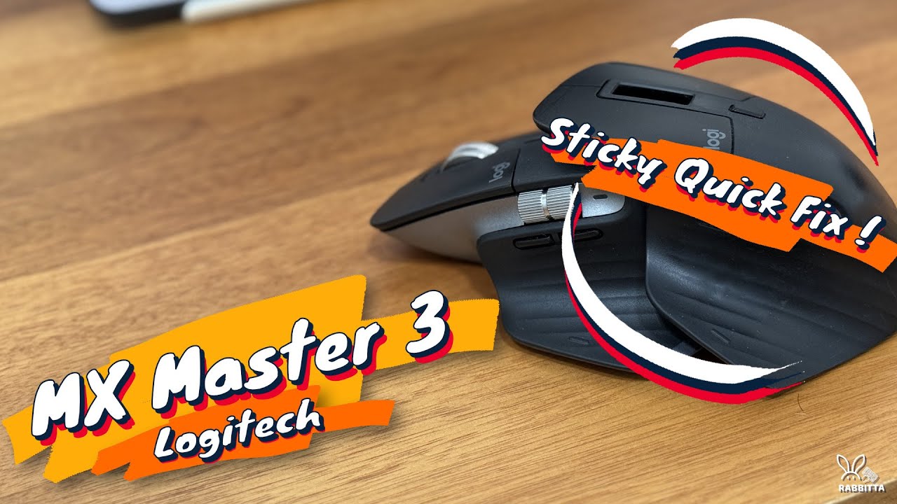 Fix the Sticky Logitech MX Master 3 with this? | [🛠 DIY VLOG]