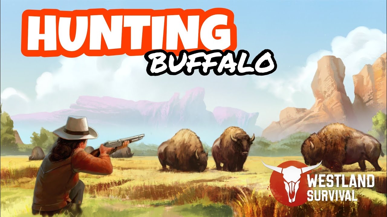 Westland Survival Hunting Buffalo #westlandsurvival #survivalgame #gameplay#gaming