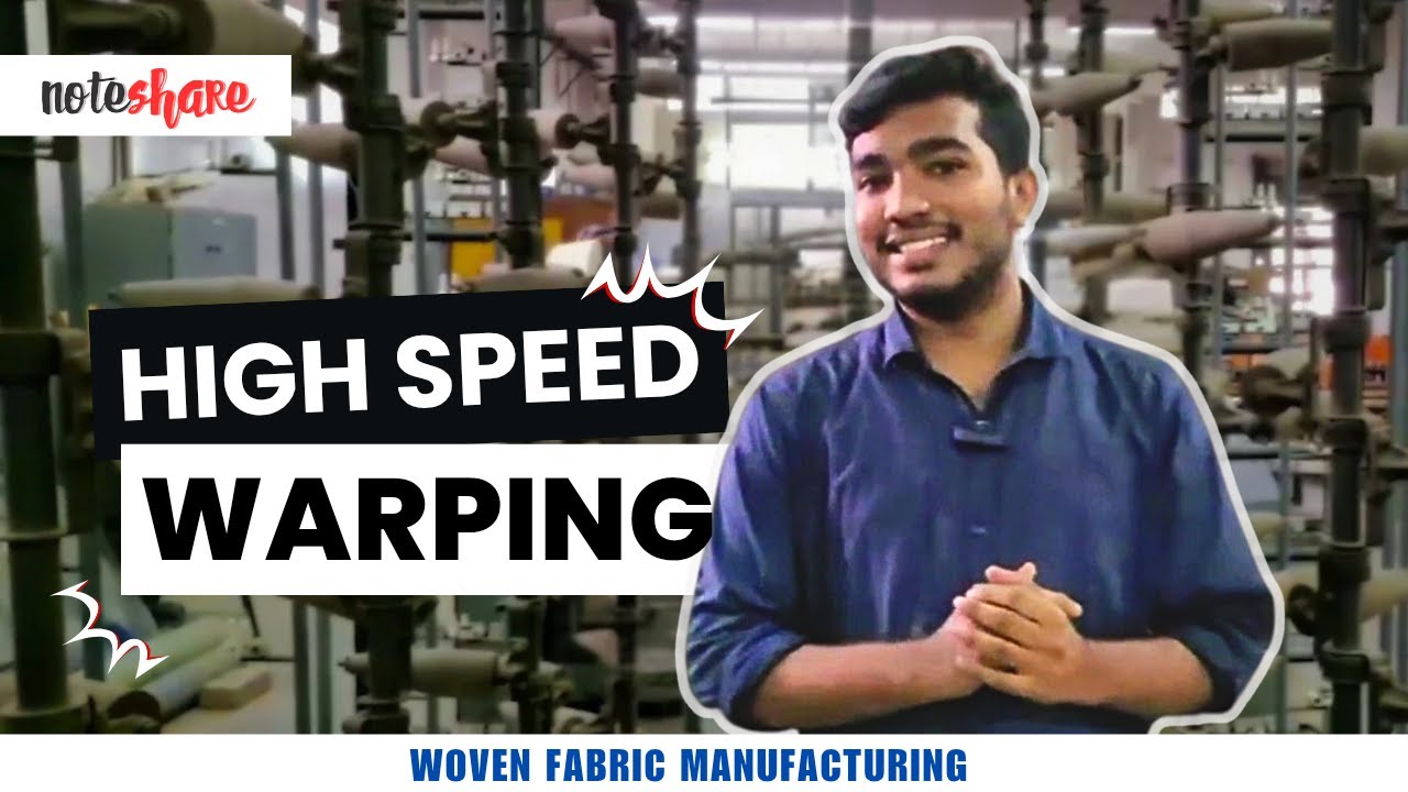 High Speed Warping Machine | Woven Fabric Manufacturing | noteshare | butex