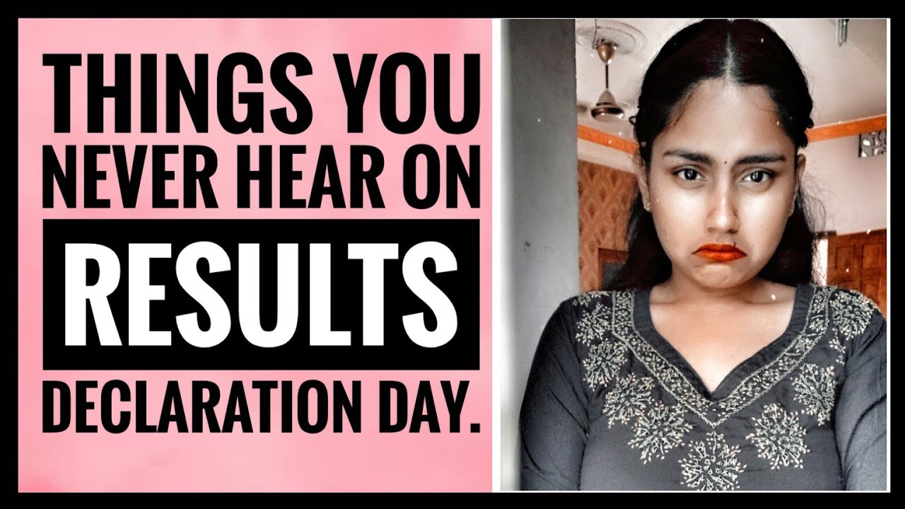 Things you never hear on Results Declaration Day. ft. Parallel world.