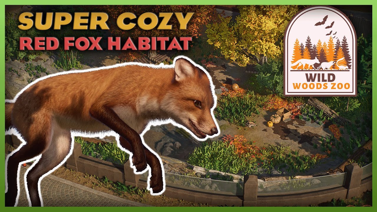 Super Cozy Red Fox Habitat! | Wild Woods Zoo | Planet Zoo Twilight Pack