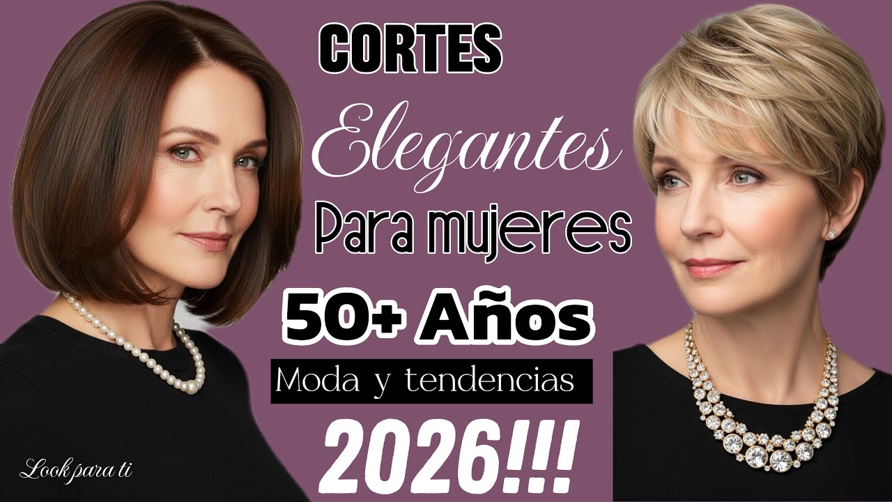 CORTES ELEGANTES MUJERES 50+ años   CORTES ADECUADOS ELEGANTES FAVORECEDORES  