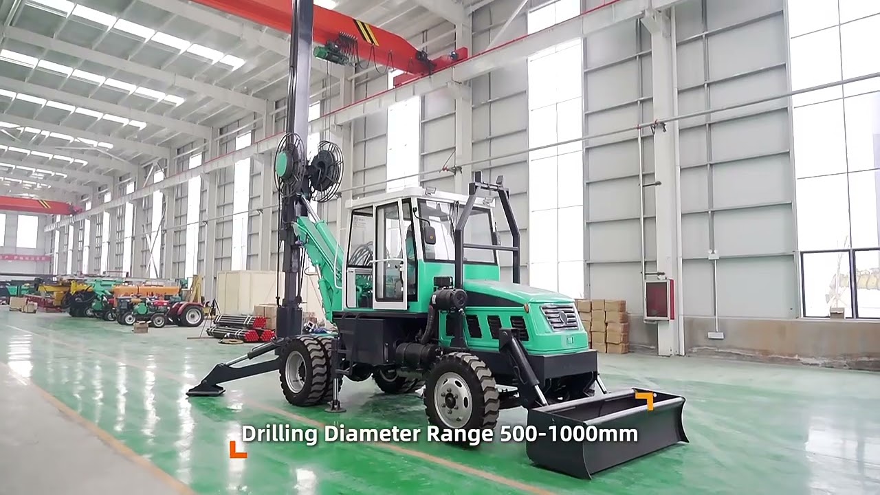 HFD-20 wheel rotary drilling rig