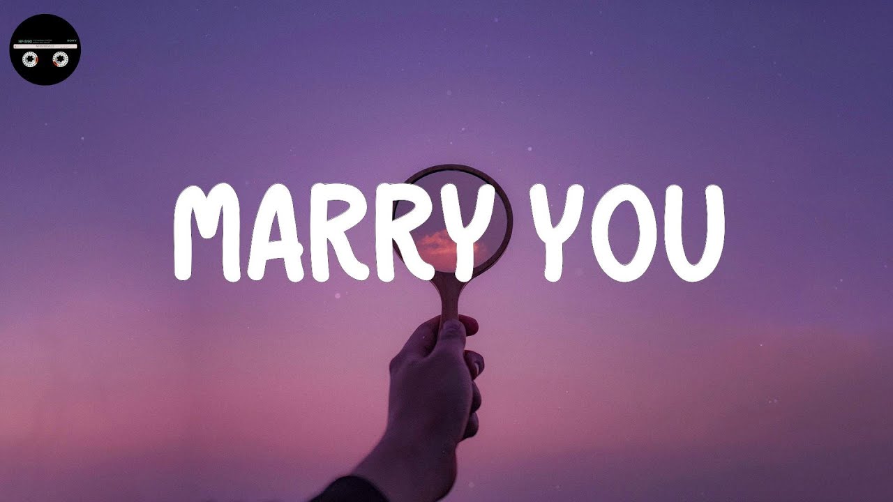 Bruno Mars - Marry You (Lyric Video)