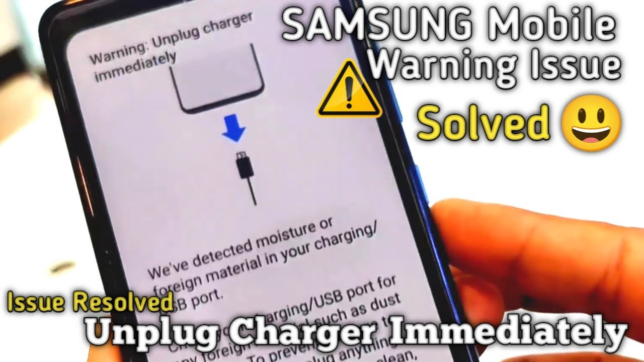 Samsung Mobile Charger Issue Solved in 1 Minute 😀 | Unplug Charger Immediately