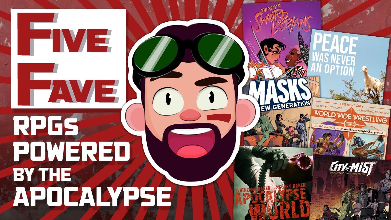 Jon's Five Fave RPGs Powered by the Apocalypse