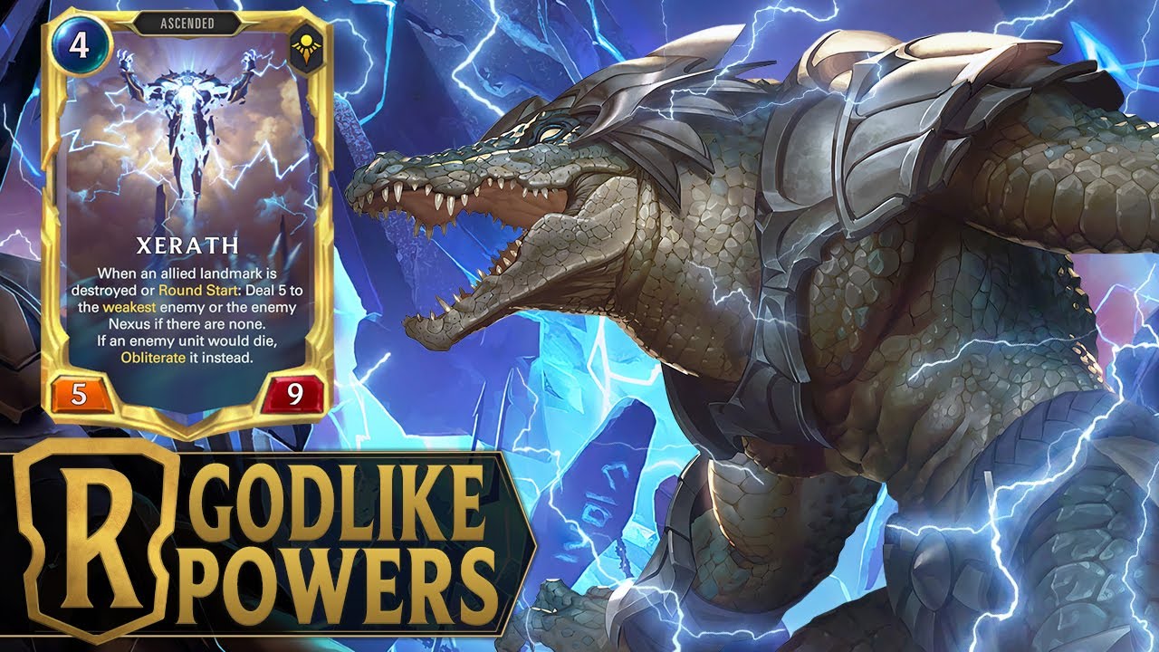 Godlike Powers - Renekton & Xerath Mono Shurima Deck - Legends of Runeterra Magic Misadventures