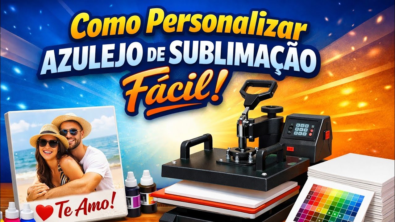 Como fazer azulejos de sublimação de forma fácil 